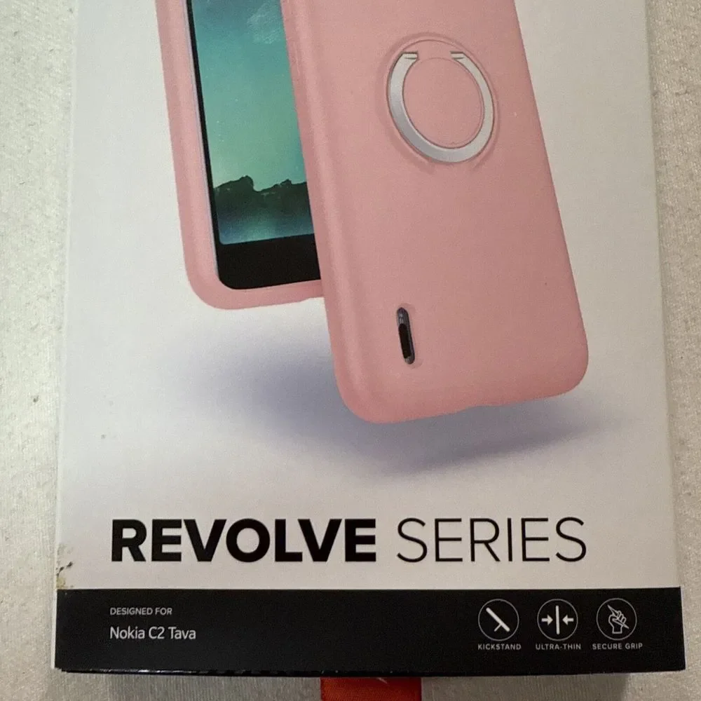 Nokia C2 Tava‎ Case Phone ZIZO Revolve Series Rose Quartz Protective Cover New